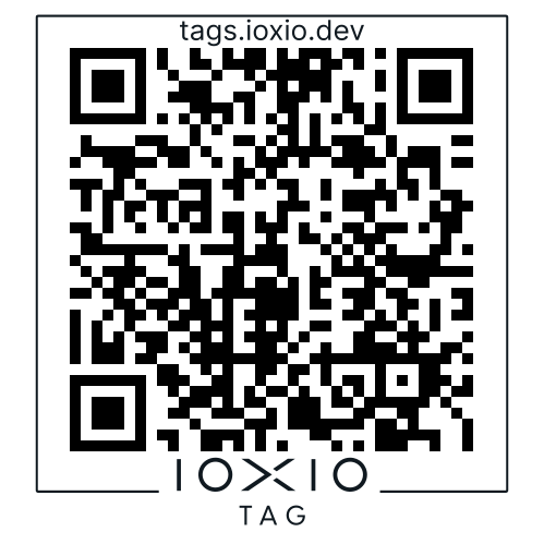 example of a basic IOXIO Tag QR code